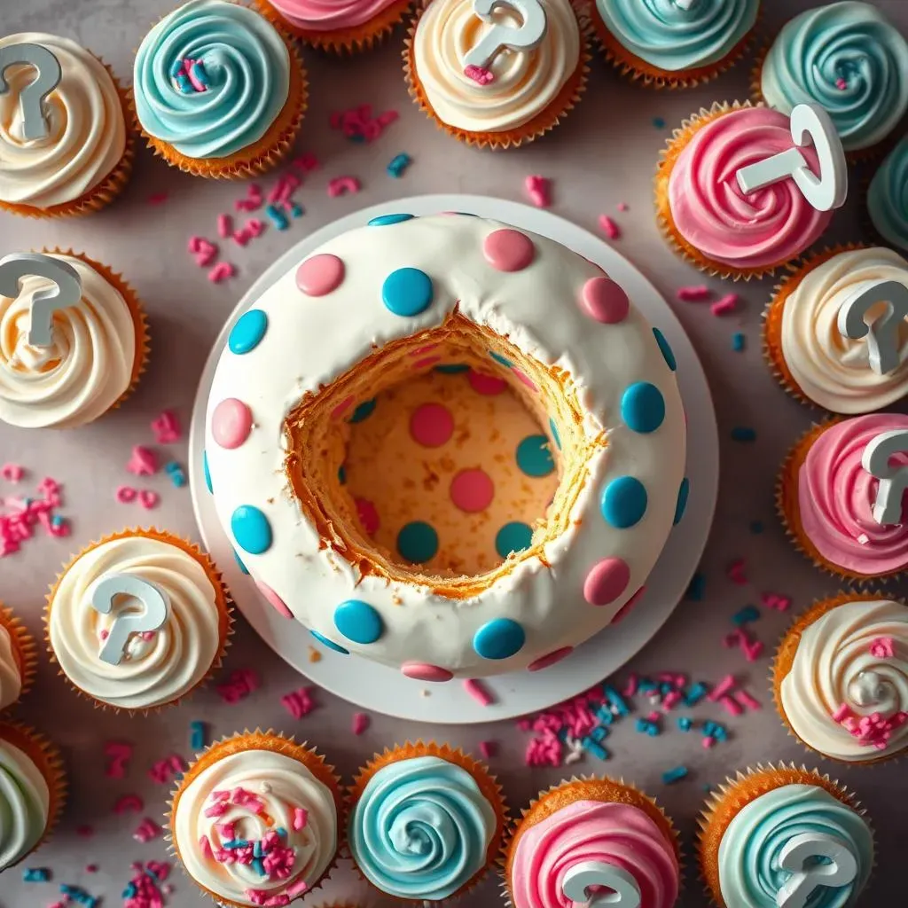 Sweet Treats: Polka Dot Cakes and Surprise Cupcakes for Gender Reveals