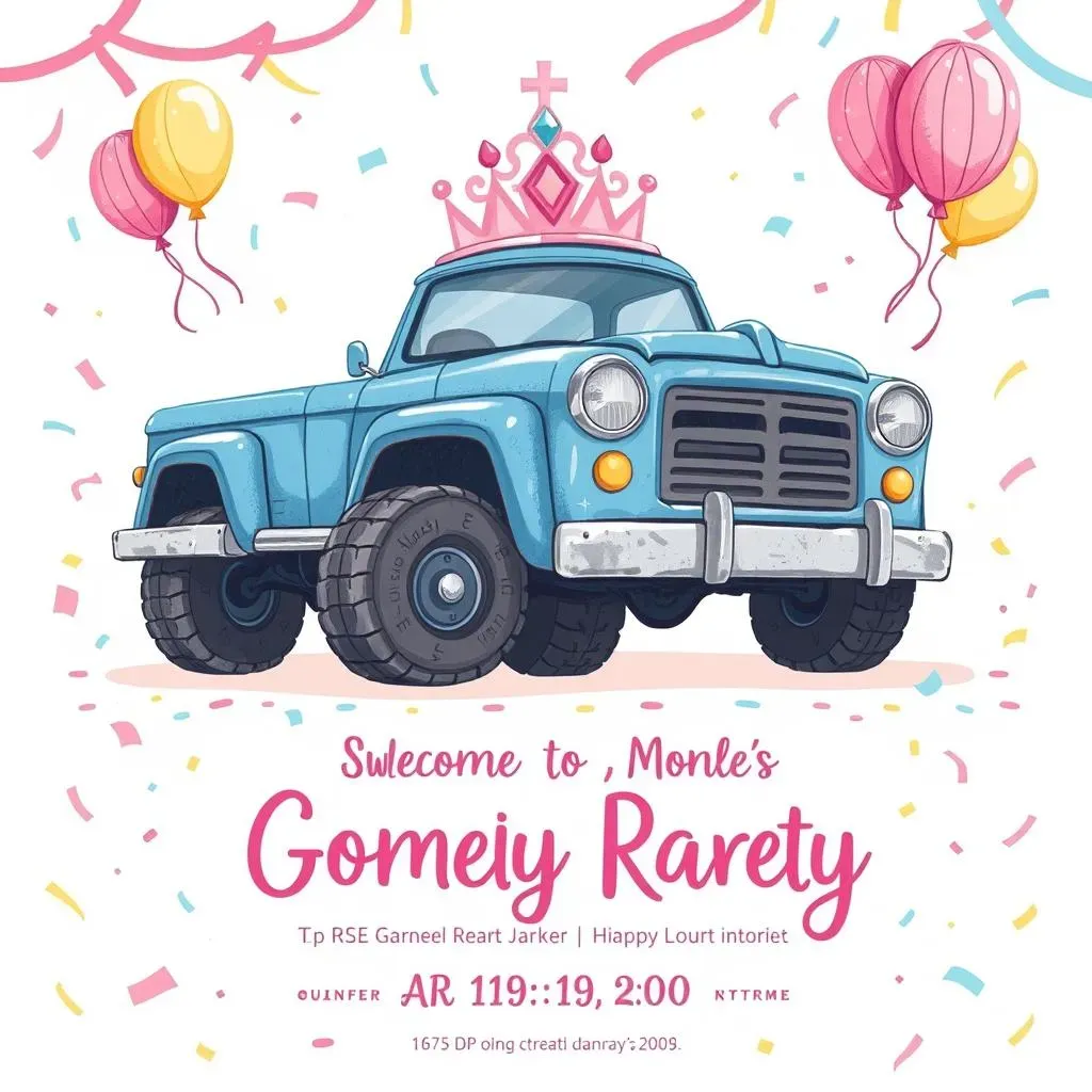 Trucks or Tiaras?  Unique Gender Reveal Themes