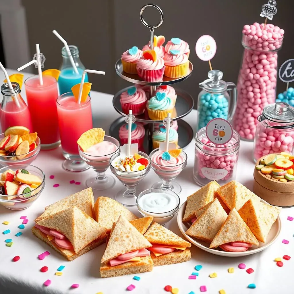 Twin Gender Reveal Party Food and Drinks: Treats for Two