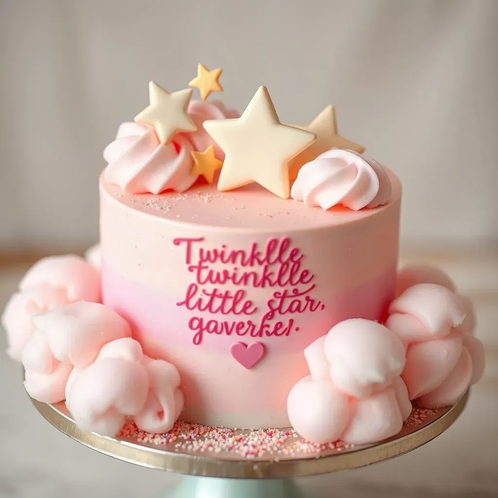 Amazing Twinkle Twinkle Little Star Gender Reveal Cake Ideas