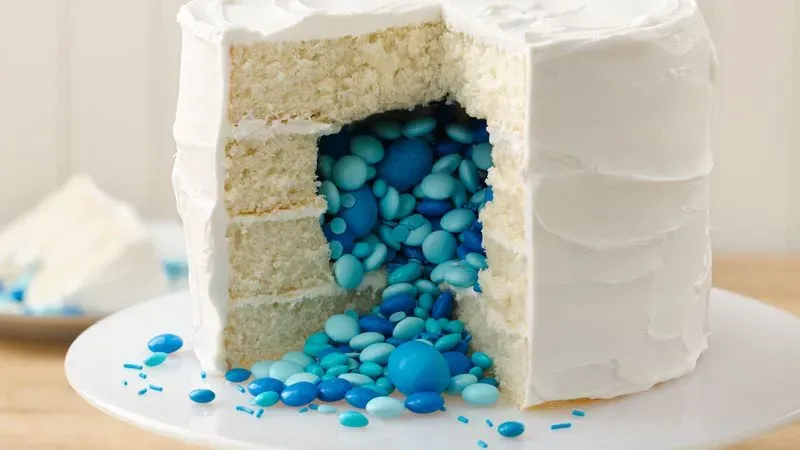 Unique and Unexpected Gender Reveal Cake Inside Ideas