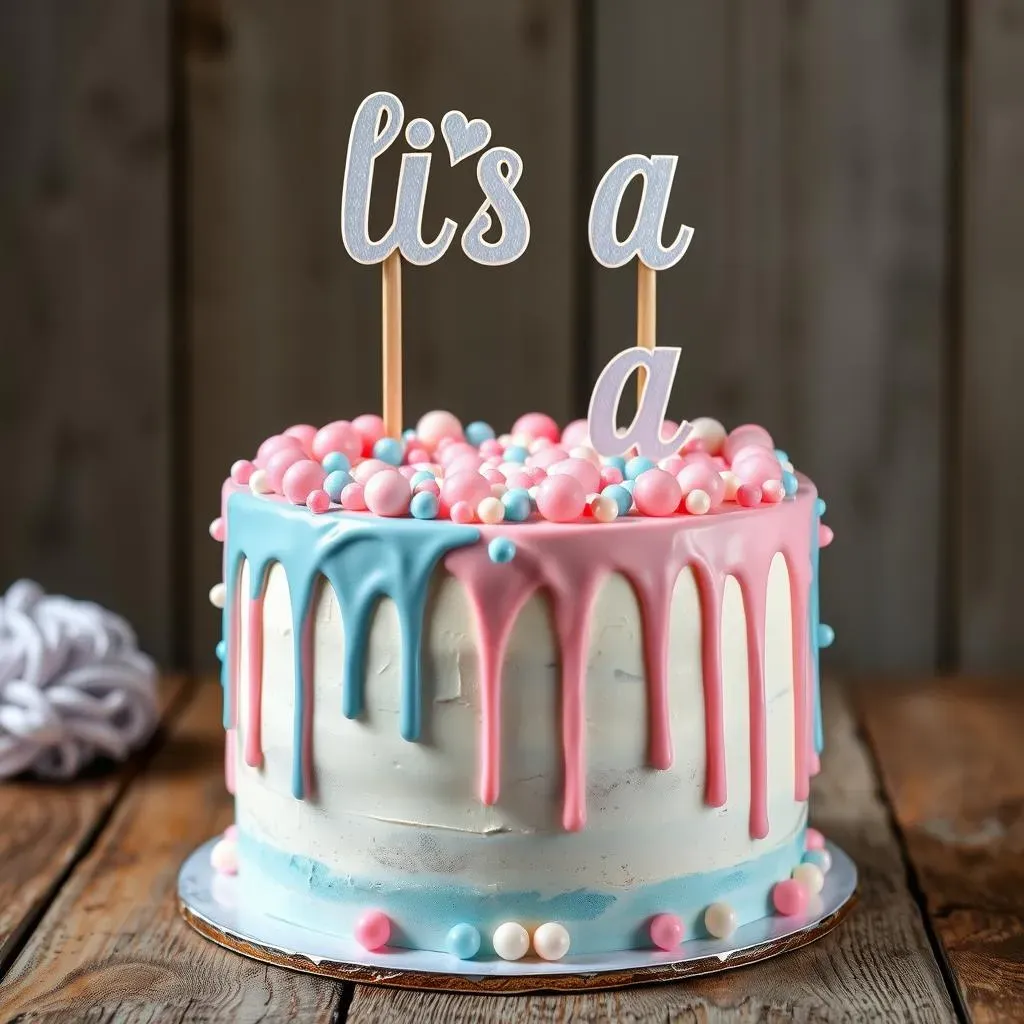 Unique Gender Reveal Cake Toppers and Decorations