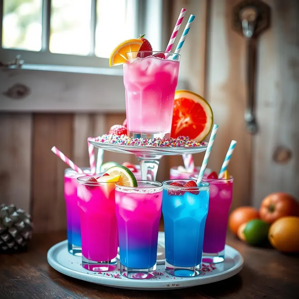 Unique Gender Reveal Drink Presentation Ideas