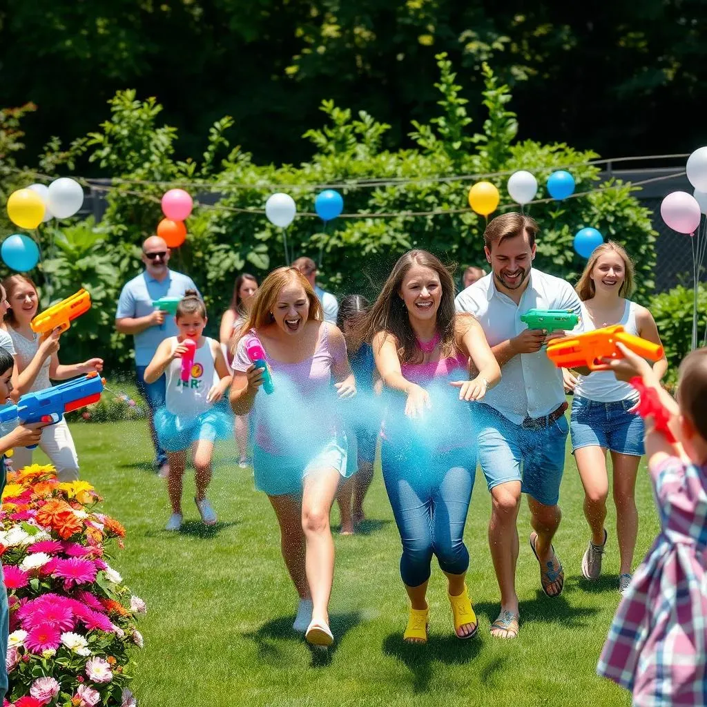 Water Gun Gender Reveal: A Splash of Color