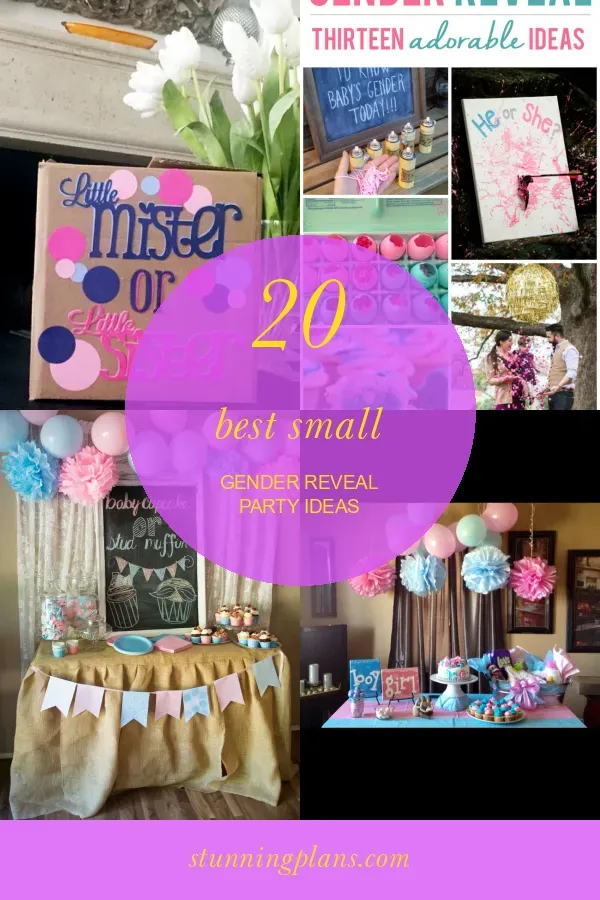 Why Choose Small Gender Reveal Ideas?